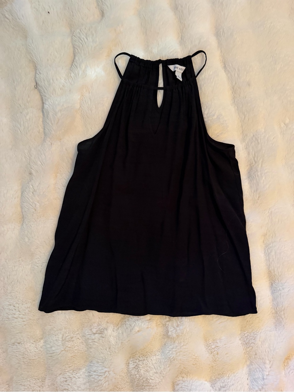 Nine West Black Halter Camisole Top